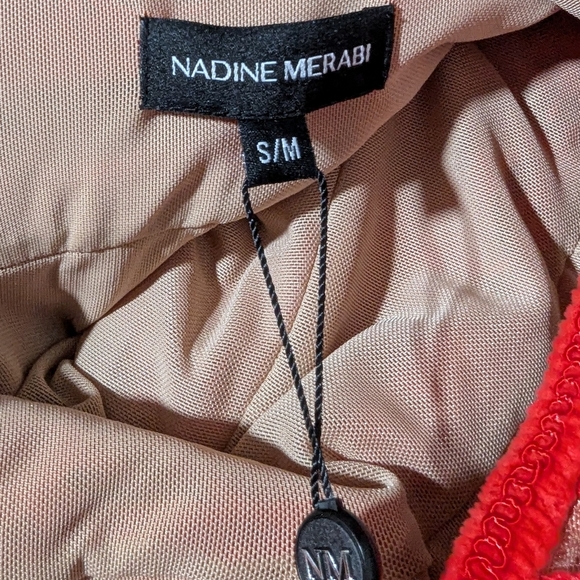 NWT Nadine Merabi Red Lola Lace Mini Dress Size S/M/4 - Picture 5 of 16